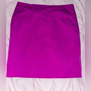 Worthington Fuchsia Pencil Skirt